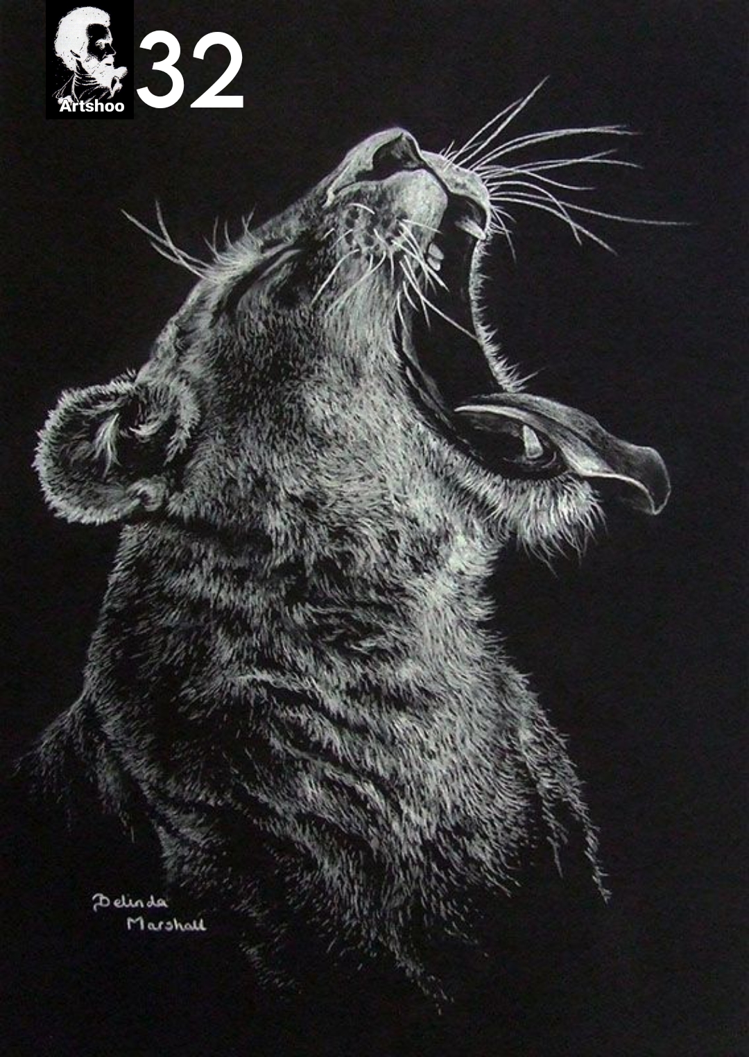 آموزش نقاشی طراحی سیاه قلم شهرری